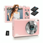 Digital Camera, Autofocus UHD 4K Vlogging Camera with 32GB Card