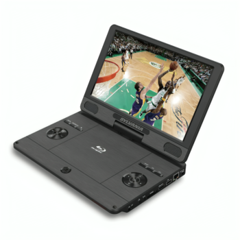 SYLVANIA 11.4-Inch 720p Portable Blu-Ray, DVD, CD, USB, SD Multi Media Player High Resolution HD (11.4-Inch)