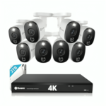 [3TB WiFi Kit] SANSCO Wireless CCTV Security Camera System with 3TB HDD & Audio Rec.