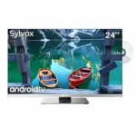 SYLVOX 24 Inch TV 12 Volt Smart TV FHD 1080P Digital Video Disc Player