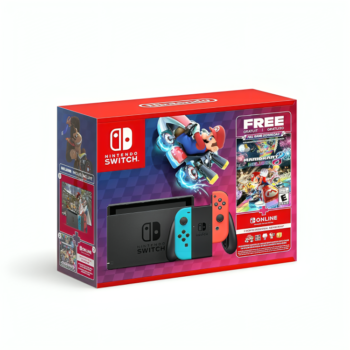 Nintendo Switch™ Mario Kart™ 8 Deluxe Bundle (Full Game Download + 3 Mo. Nintendo Switch Online Membership Included)