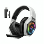 2.4GHz Wireless Gaming Headset for PC, PS5, PS4 - Lossless Audio USB