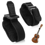 2 PCS Guitar String Mute Dampener Black