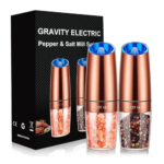 Gravity Electric Pepper and Salt Grinder Set