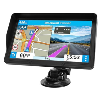 GPS Navigator for Car Truck RV, 9 inch Touch Screen Latest 2025 Map
