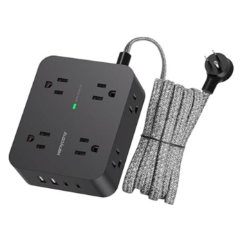 Power Strip Surge Protector, 8 Outlets with 4 USB Charging Ports(2 USB C)